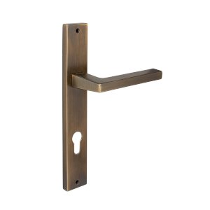 CONVEX 865 LEVER HANDLE ON PLATE 140MM