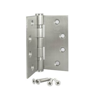 SIMPLEX HSSBS-SIM-2BB FULL MORTISE 2 BALL BEARING BUTT HINGES 4X4X3MM SATIN STAINLESS STEEL