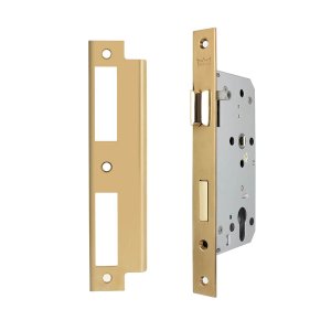 DORMA 271A MORTISE SASH LOCK 55MM PVD