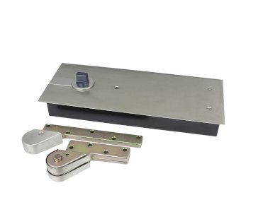 SIMPLEX SFS24840 FLOOR CLOSER WITH SINGLE ACTION ACCESSORIES & HOLD OPEN FUNCTION RIGHT HAND