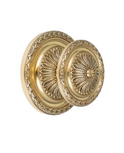 BRONCES IRANZO 336 DOOR KNOB ON ROSE 100MM