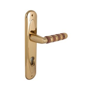 LINEA CALI RELAX LEVER HANDLE ON PLATE WITH CYLINDER HOLE 155MM