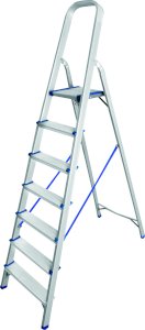 7-STEP ALUMINIUM HOUSEHOLD LADDER