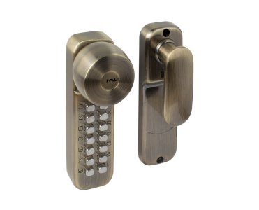 MONETA DIGITAL PUSH BUTTON LOCK ANTIQUE BRONZE