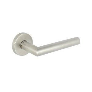STANLEY SGL LEVER HANDLE ON ROSE 135MM