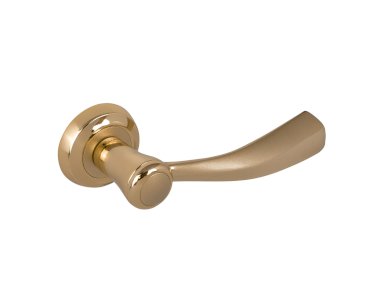 LINEA CALI ELIKA LEVER HANDLE ON ROSE 168MM SATIN GOLD