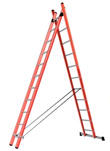 TUBESCA 2X11 COMBINATION INSULATED LADDER