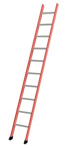 TUBESCA 10-STEP SINGLE INSULATED LADDER