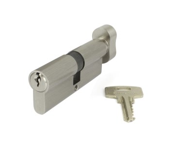 SIMPLEX 1915 EURO PROFILE THUMBTURN CYLINDER 80MM SATIN NICKEL