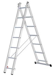 HYMER 2X7-STEP ALUMINIUM HOUSEHOLD LADDER