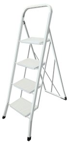 4-STEP STEEL KITCHEN LADDER