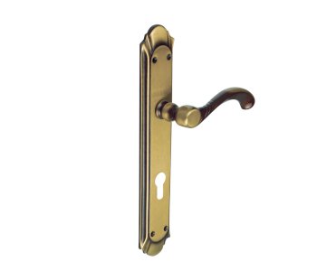 BRONCES IRANZO 3700 LEVER HANDLE ON PLATE 277MM ANTIQUE BRONZE