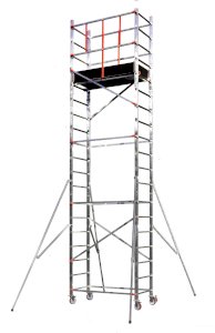 GIERRE ALUMINIUM MOBILE SCAFFOLDING TOWER 5.9M