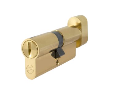 SIMPLEX 1902 EURO PROFILE PRIVACY THUMBTURN CYLINDER 60MM POLISHED BRASS