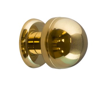 FADEX 264 DOOR KNOB ON ROSE 70MM POLISHED BRASS