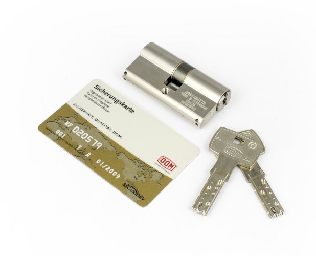 DOM 333IXSAT HIGH SECURITY DOUBLE PROFILE CYLINDER 60MM