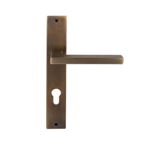 CONVEX 865 LEVER HANDLE ON PLATE 140MM