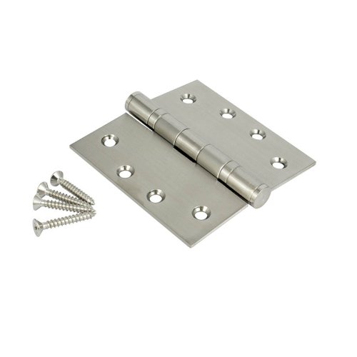 SIMPLEX HSSBS-SIM-2BB FULL MORTISE 2 BALL BEARING BUTT HINGES 4X4X3MM SATIN STAINLESS STEEL