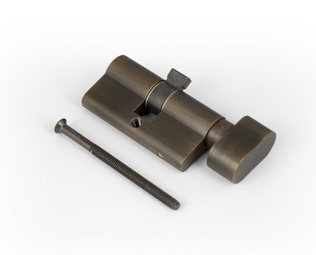 SIMPLEX 1902 EURO PROFILE PRIVACY THUMBTURN CYLINDER 60MM ANTIQUE BRONZE