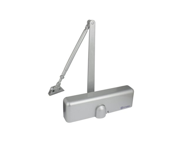 SIMPLEX SPX-8000BC SURFACE DOOR CLOSER EN 2-5 SILVER