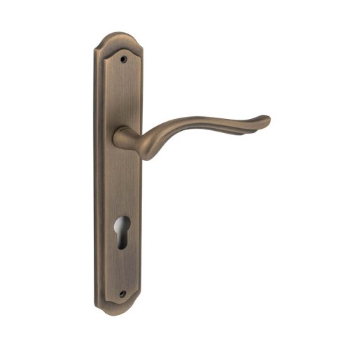 LINEA CALI ARIA LEVER HANDLE ON PLATE WITH CYLINDER HOLE 148MM