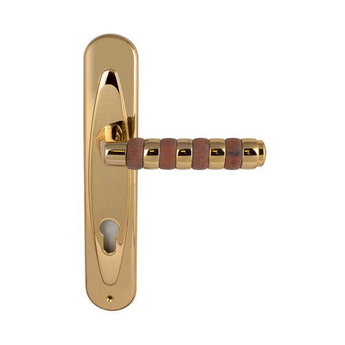 LINEA CALI RELAX LEVER HANDLE ON PLATE WITH CYLINDER HOLE 155MM