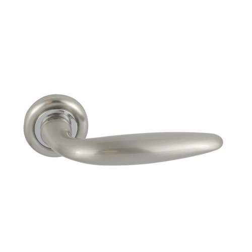 LINEA CALI KUBA LEVER HANDLE ON ROSE WITH ESCUTCHEON 143MM