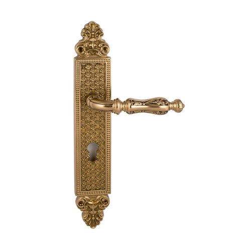 LINEA CALI SOLEIL LEVER HANDLE ON PLATE 155MM