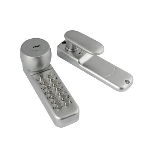 MONETA DIGITAL PUSH BUTTON LOCK SATIN CHROME