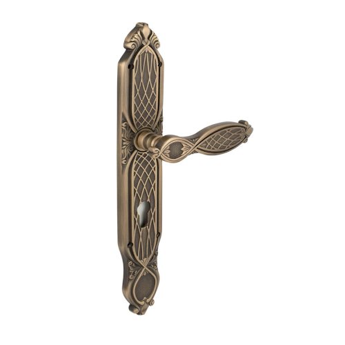 PASINI 8260 LEVER HANDLE ON PLATE WITH CYLINDER HOLE 155MM