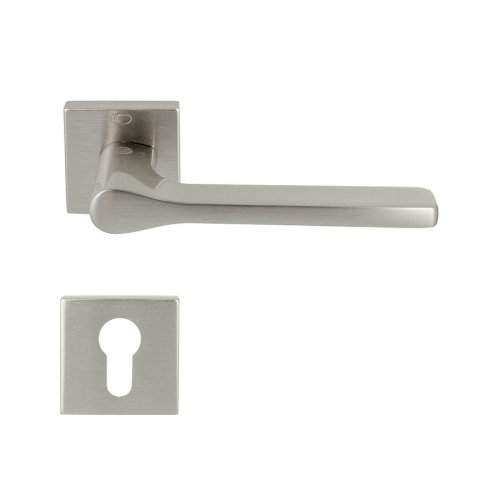 CONVEX 1515 LEVER HANDLE ON SQUARE ROSE 143MM