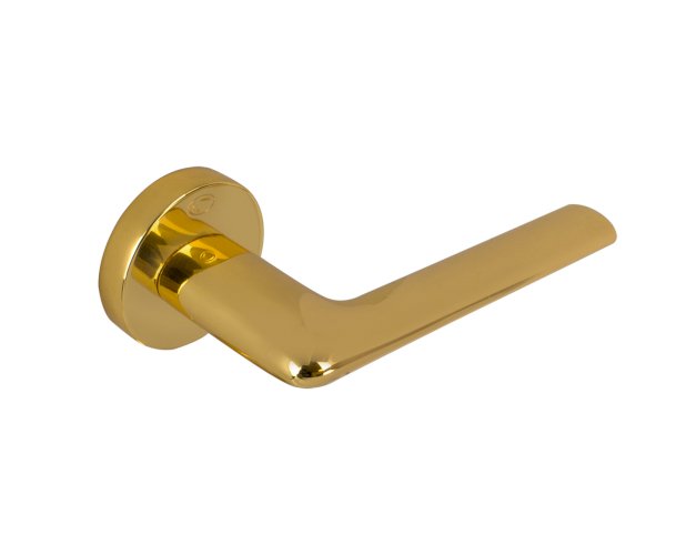 CONVEX 1485 LEVER HANDLE ON ROSE 131MM