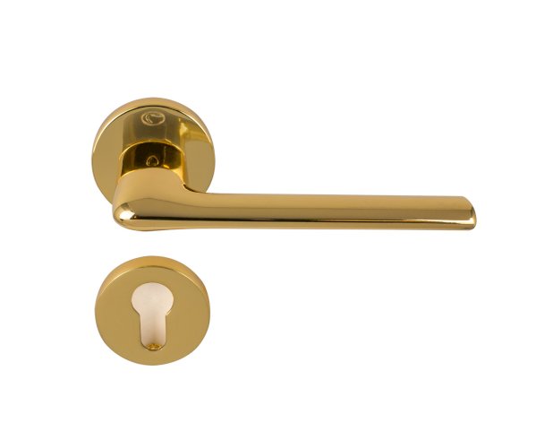 CONVEX 1485 LEVER HANDLE ON ROSE 131MM