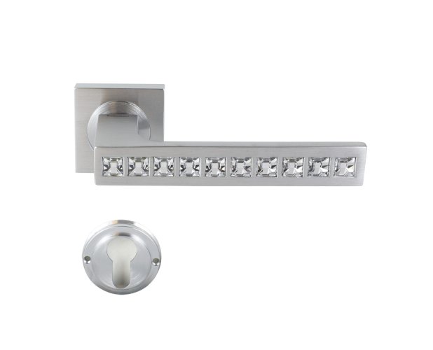 LINEA CALI REFLEX LEVER HANDLE ON ROSE 150MM SATIN CHROME