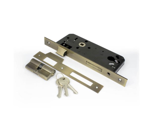 SIMPLEX 6488C MORTISE SASH LOCK 45MM WITH CYLINDER