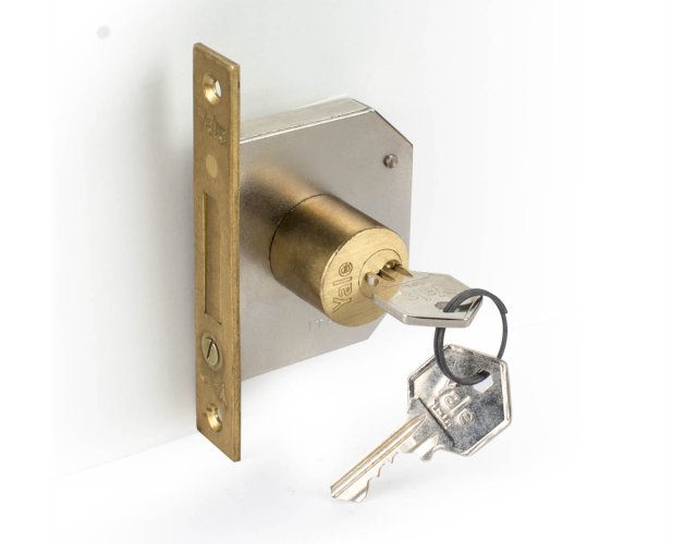 YALE 450-25 FURNITURE DEADLOCK WITH CYLINDER