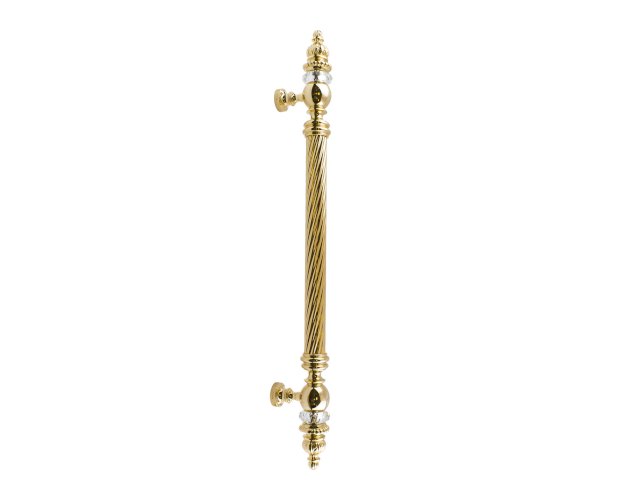 LINEA CALI OTELLO SWAROVSKI® CRYSTAL PULL HANDLE 730MM POLISHED GOLD