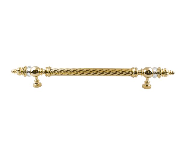 LINEA CALI OTELLO SWAROVSKI® CRYSTAL PULL HANDLE 730MM POLISHED GOLD