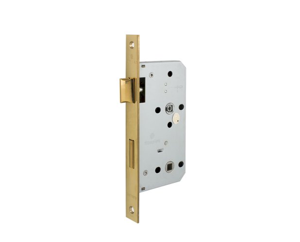 SIMPLEX 885578ZWC MORTISE BATHROOM LOCK 55MM POLISHED BRASS PVD