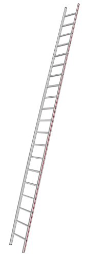 HYMER 20-STEP ALUMINIUM LEANING LADDER