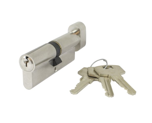 SIMPLEX 1915S EURO PROFILE THUMBTURN CYLINDER 90MM SATIN NICKEL