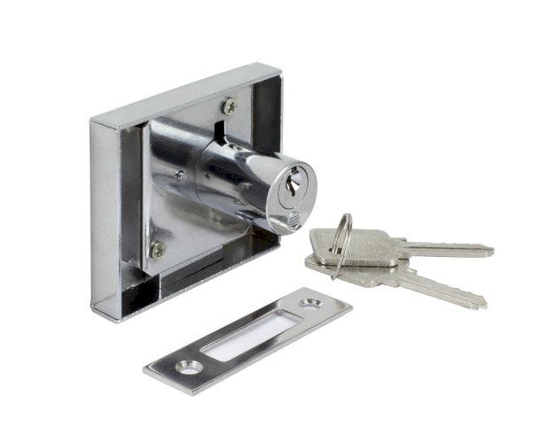 SIMPLEX 7080 FURNITURE DEAD LOCK WITH CYLINDER 25MM