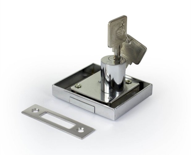 SIMPLEX 7080 FURNITURE DEAD LOCK WITH CYLINDER 25MM