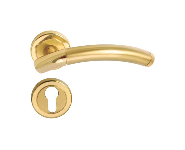 VALLI & VALLI - VCR LEVER HANDLE ON ROSE 151MM GOLD