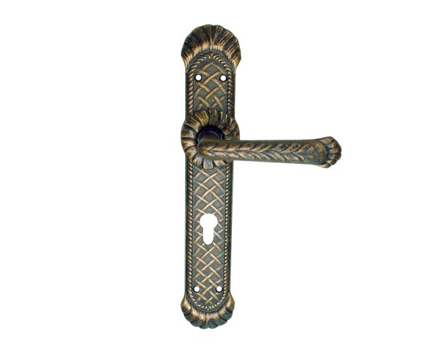 FADEX 1050 LEVER HANDLE ON BACKPLATE 320MM