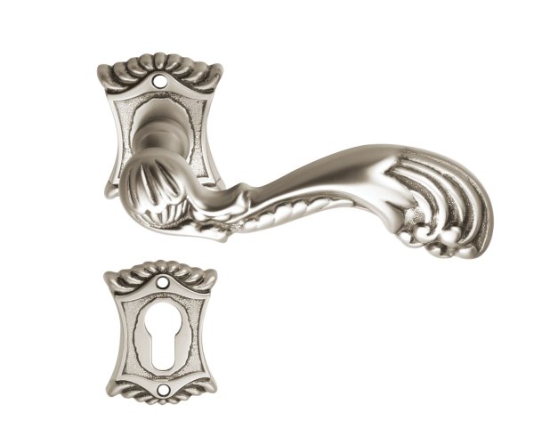 FADEX 1085 NAROOMA LEVER HANDLE ON ROSE 162MM