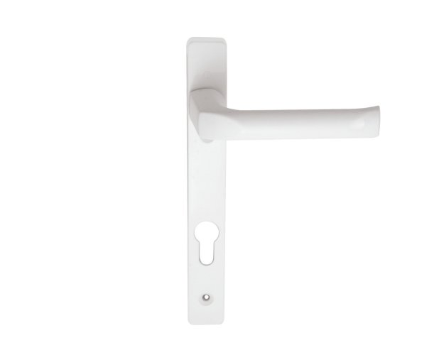 HOPPE 113 LONDON LEVER HANDLE ON BACKPLATE 206MM