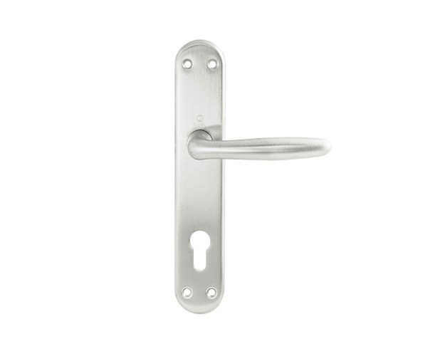 HOPPE-MANIGLIERIA 1941 VERONA LEVER HANDLE ON BACKPLATE 239MM