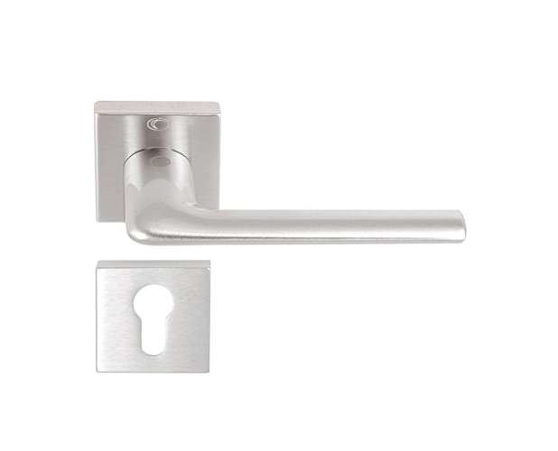 CONVEX 1485 LEVER HANDLE ON SQUARE ROSE 131MM