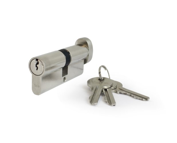 YALE 33030 EURO PROFILE DOUBLE THUMBTURN CYLINDER 74MM